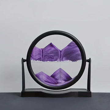 Quicksand Painting Ornaments Hourglass, Living Room TV Cabinet Wine Cabinet Desktop Decorations, Creative Light Luxury Gift