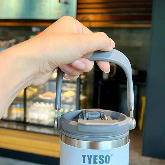 Tyeso Stainless Steel Insulated Coffee Cup – Double Wall Travel Mug for Hot & Cold Drinks | NaturalBuiltHome