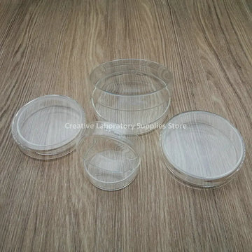 Laboratory 35mm to 200mm Glass Cell bacterial Culture Dish, high-temperature resistant biological Petri dish experimental vessel