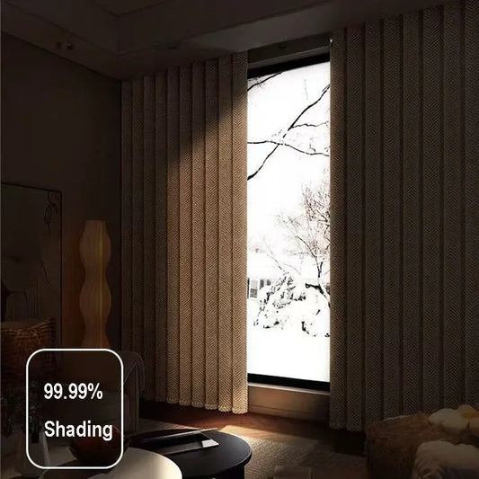 Blackout Curtains for Living Room Windproof Window Curtains Warm Winterization Cold Weather Drapery for Bedroom Winter Blinds