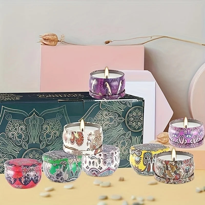 24/36 pack women's aromatherapy candle gift set, 2.5oz (approximately 70.9g) aromatherapy candle gift set, holiday set