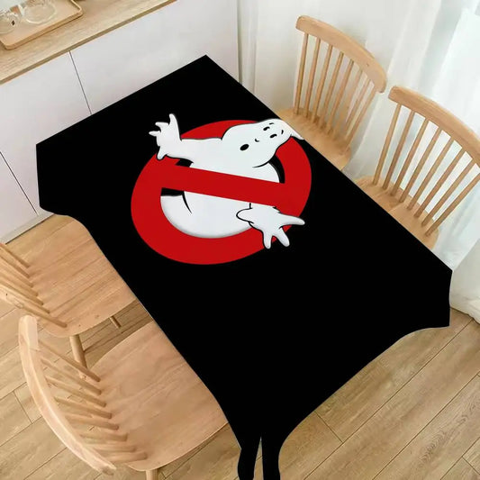 G-Ghostbusters Logo Anime Tablecloth Table Cloth Suitable Spring Summer For Holiday Wipe Clean Vinyl Table Cloth