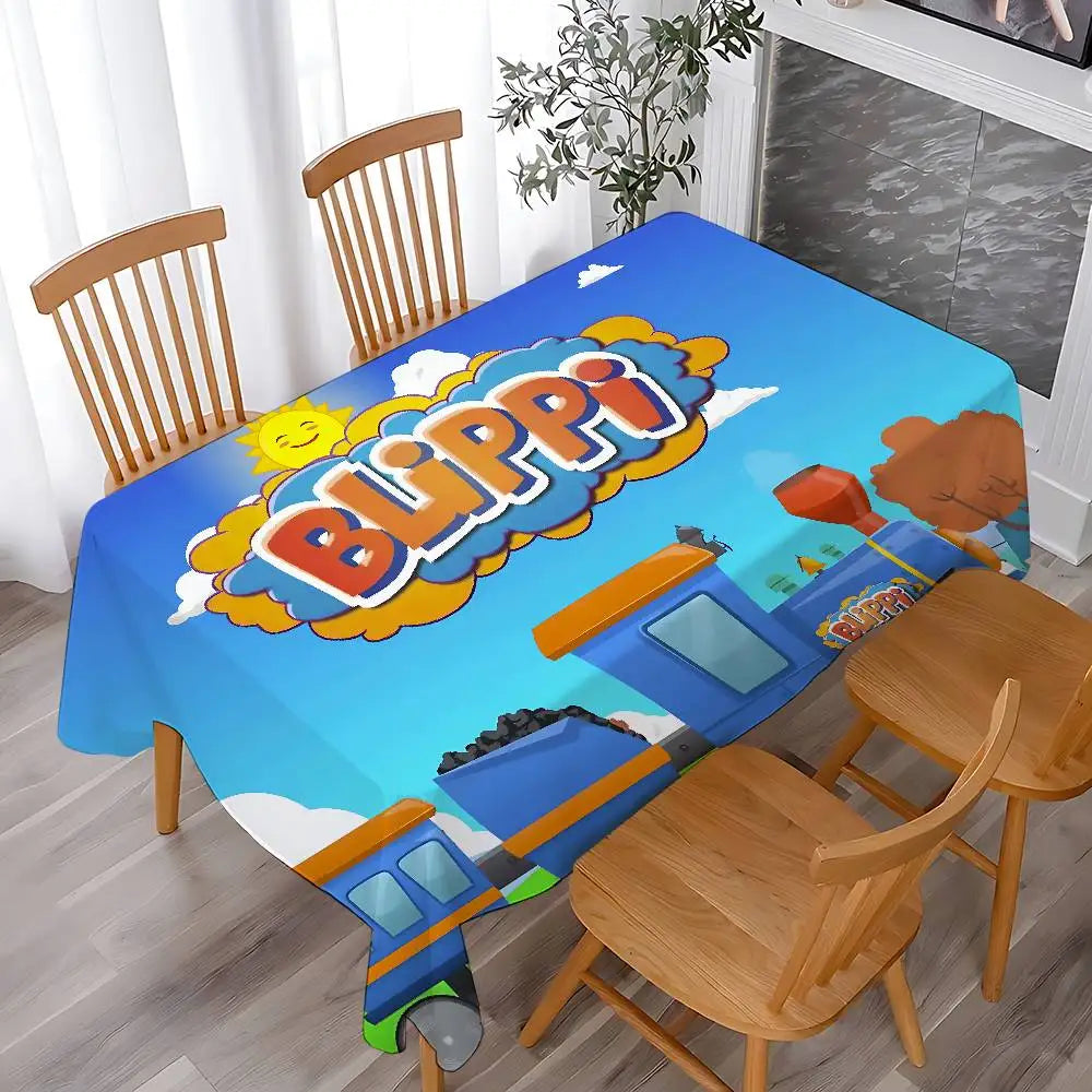 A-B-C B-Blippiing Table Cloth Tablecloth Party Decor Farmhouse Kitchen Dining Table Cloth Wedding Decorations