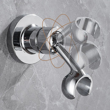 1pcs Shower Head Bracket With Screw Adjustable 360degree Shower Head Holder Bathroom Hand Shower Holder Supplies