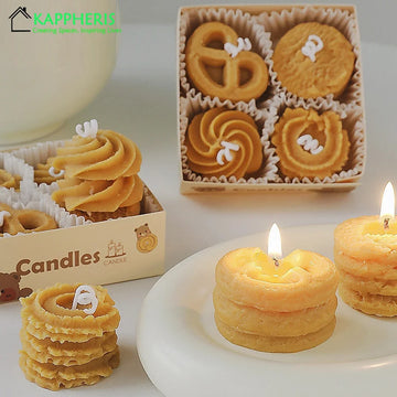 Cookies Guest Gift Candles Scented Candles Favors Food Wholesale Mini Candles for Home Decorative Souvenirs Box