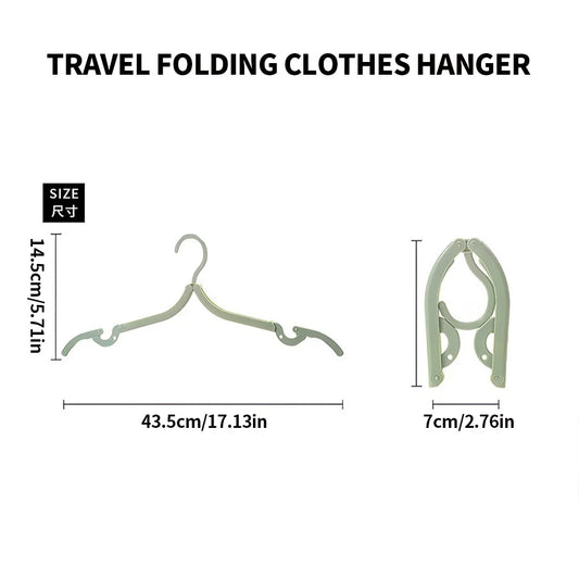 50PCS/30PCS/20PCS/10PCS multifunctional folding hangers are essential for home use, dormitories, business trips, and travel