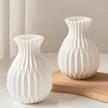 1piece creative vase Ins style light luxury high-end spiral plastic home decoration living room flower arrangement decoration