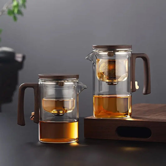 Floaty cup tea teapot tea separation Magnetic brewing glass filter tea brewing set