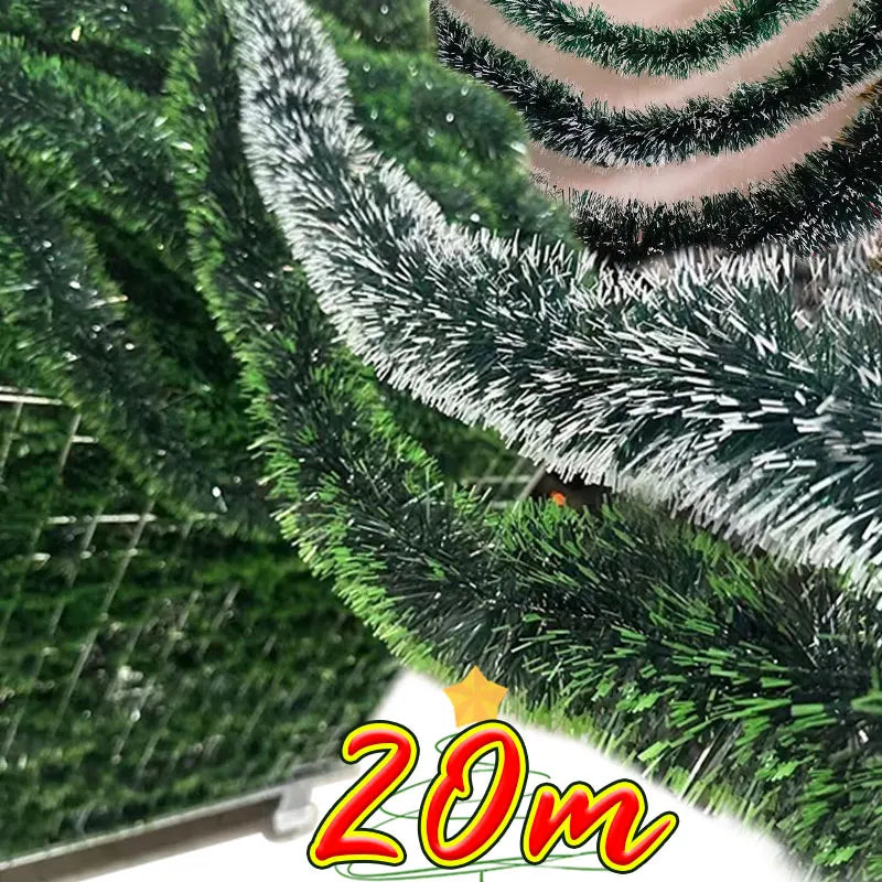 10/1PCS 2M Ribbon Garland Extra Wide Christmas Tree Swags Premium Wall Hanging Decor Multi Wedding Party Celebration Supplies