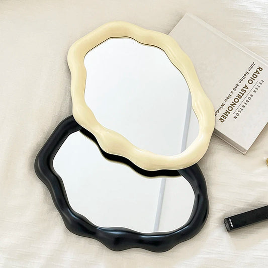 New Pattern Lovely Irregular Cloud Mirror Dressing Table Bedroom Desktop Makeup Mirror Give Sisters Birthday Gift