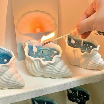 Ocean Wind Conch Aroma Candle Atmosphere Creative Fragrance Shell Sea Star Candle