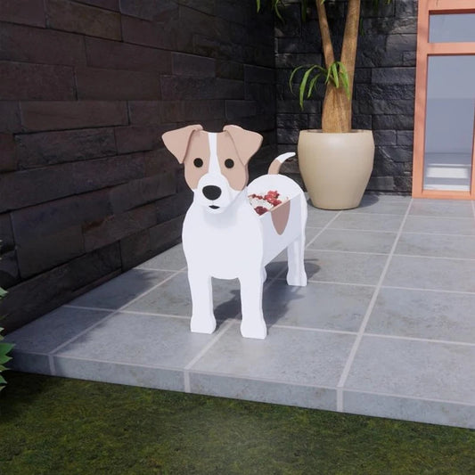 Garden Flower Pot Dog Shape Planter Bulldog Schnauzer Labrador Retriever Cocker Spaniel Animal FlowerPots PVC Garden Home Decor