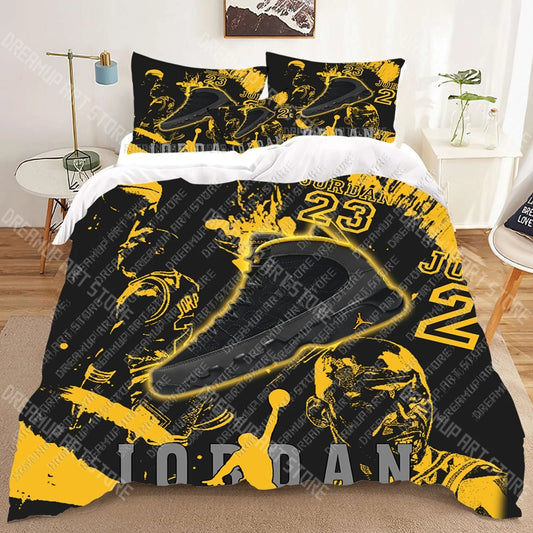 Bull 23 Jor.dan 3D Bedding Sets print duvet cover Adults_ children bed comforter birthday gift dropshipping