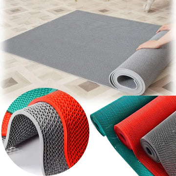 Pvc Hollowed Out Floor Mats Full-laying Swimming Pool Bathroom Plastic Bathroom Kitchen Waterproof Mats Non-slip Floor Mats