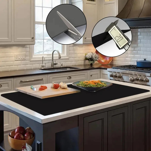 Extra Large Silicone Table Mat Silicone Mats for Kitchen Counter Heat Resistant Countertop Protector Waterproof Table Placemat