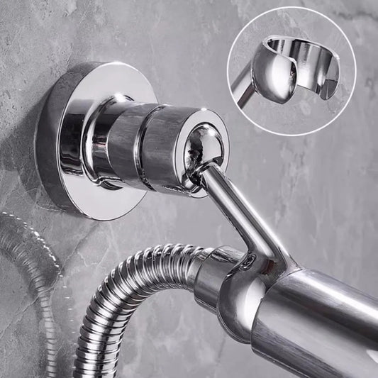 1pcs Shower Head Bracket With Screw Adjustable 360degree Shower Head Holder Bathroom Hand Shower Holder Supplies