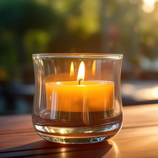 12/24/48PCS Beeswax Tealight Candles Smokeless Honey Scented Bee Wax Candle Home Handmade Tea Candles Beeswax Votive Candles