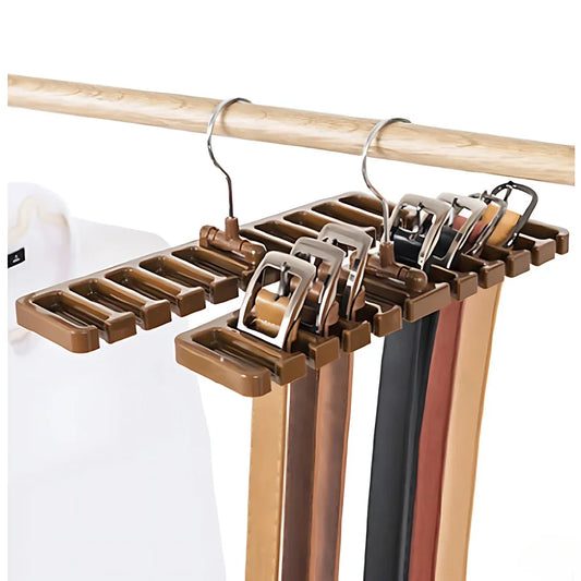 Tie Belt Hanger Wardrobe Belt Rotating Organizer Rack Multifuctional Scarf Hanger Home Closet Storage Holder Accessories