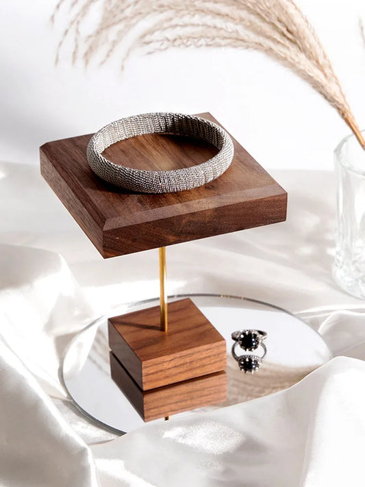 Wooden Jewelry Display Stand – Ring, Bracelet, Necklace & Earring Organizer Showcase | Naturalbuilthome