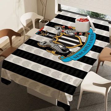 N-Newcastle U-United Football Club  Tablecloth Themed Indoor Outdoor Picnic Party Tablecover Kitchen Dining Table Wedding Decor