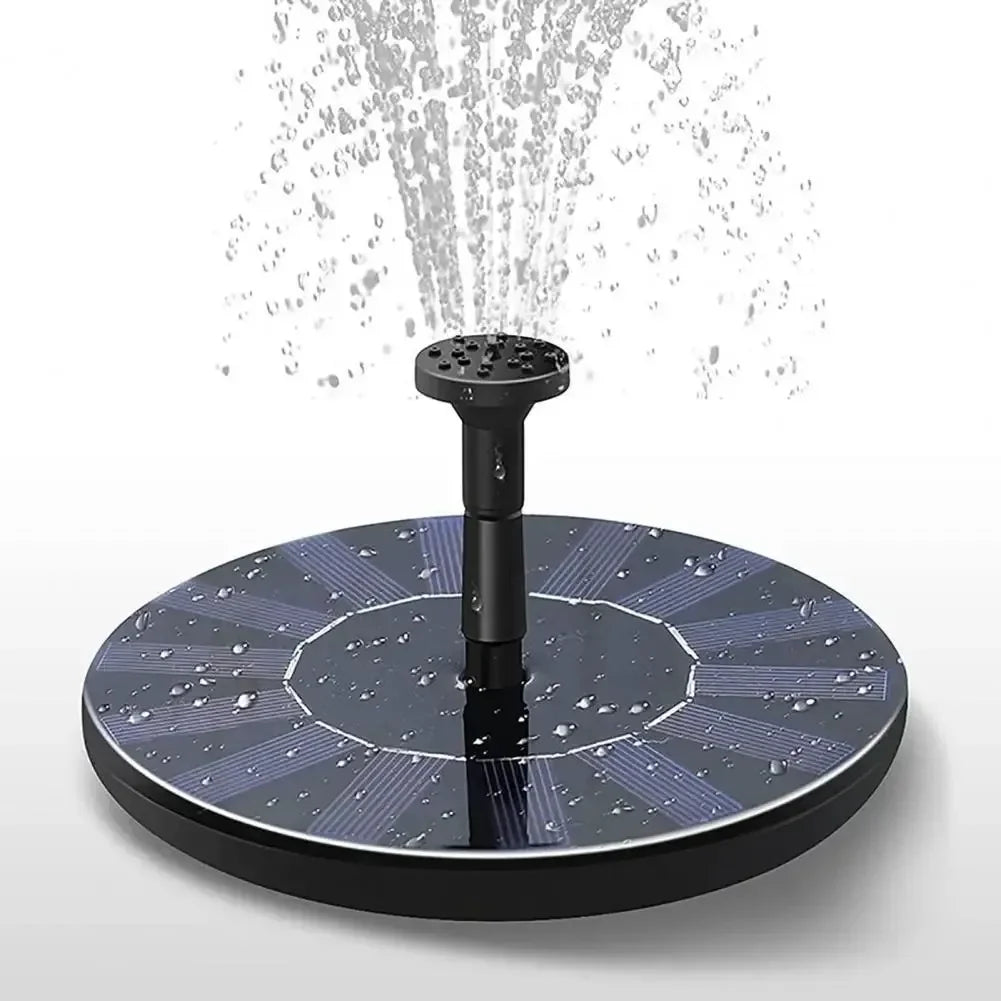 Solar - Powered Floating13cm/ 16cm/ 18cm Fountain Pumps in  Sizes: Ideal for Bird Baths Garden Pools & Pond Decor