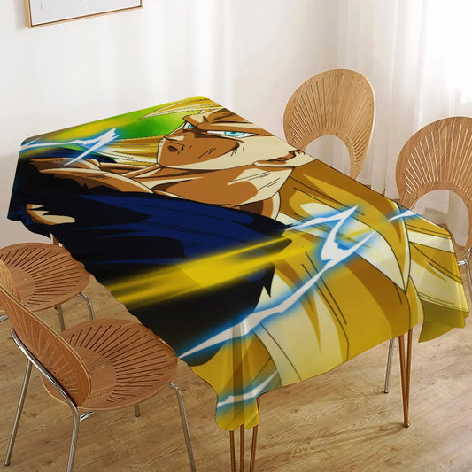 G-Goku Super Saiyan Table Cloth Table Cover Animal Birthday Table Decorations Kids Birthday Table Cover Cloth