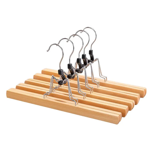 Wooden Clothes Hangers Tree Bark Clothes Hanger No Trace Trousers Hanger Wooden Hanfu Wholesale