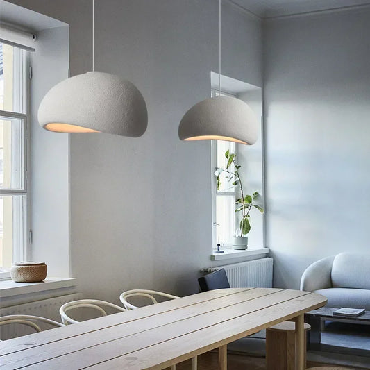 Japanese Wabi Sabi Pendant Lights E27 Bedroom Dining Room LED Ceiling Chandelier Lustre Home Decor Kitchen Loft Bar Hanging Lamp