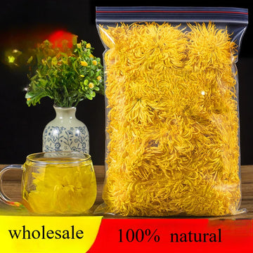 Premium Selected Golden Silk Royal Chrysanthemum Big Chrysanthemum Dried Flower Diy Handmade Aromatherapy Candle Ingredient