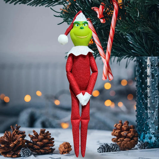 2pcs Happy Christmas Cute Elf Doll Plush Leg Pendant Christmas Tree Ornament Gift New Year Gifts Xmas Party Christmas Decoration