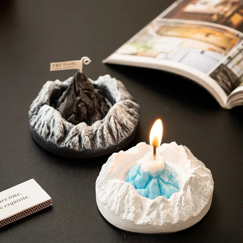 Creative Volcanic Iceberg Scented Candle Indoor Home Furnishings High-end Fragrance Souvenirs