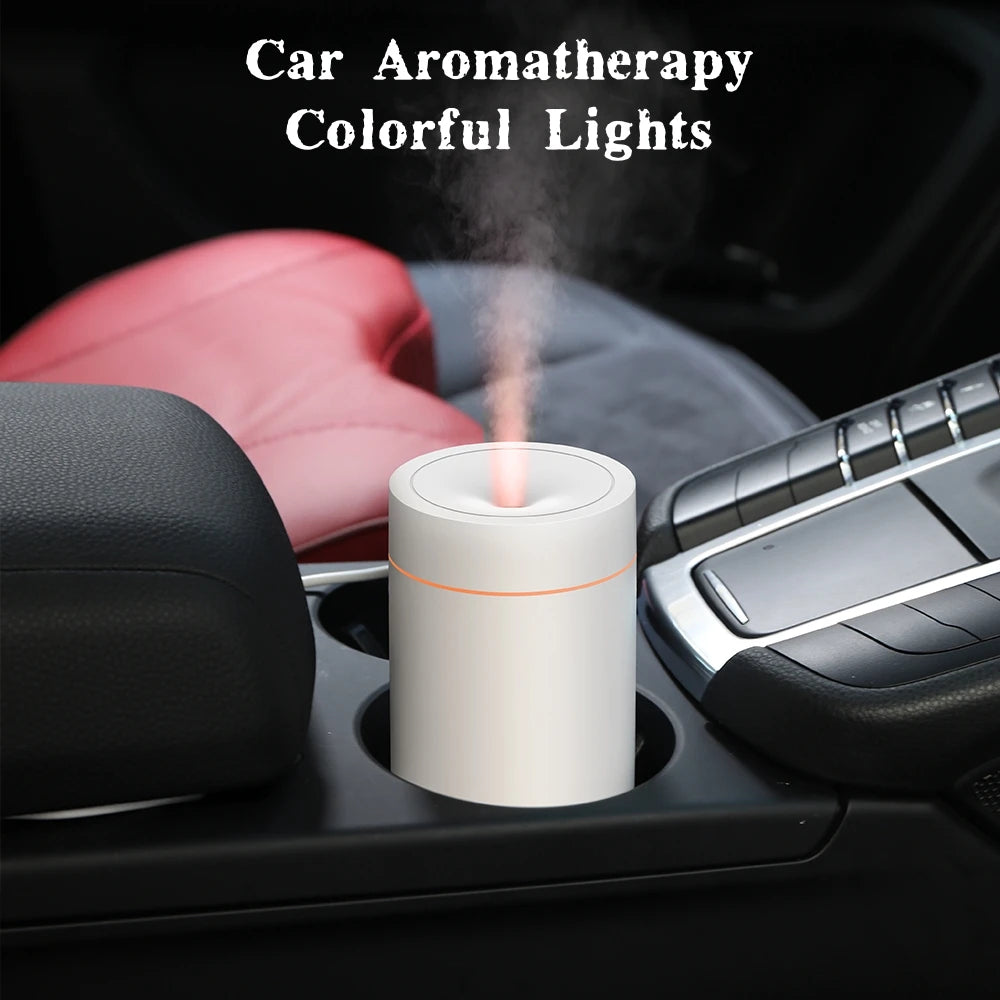 Colorful Car USB Mounted Diffuser Machine Mini Portable Automatic Spray Wireless Car Mounted Home Aromatherapy Humidifier