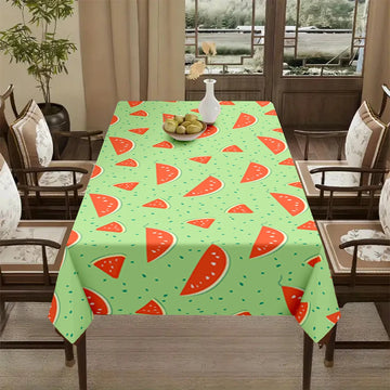 VIKAMA Summer Watermelon Print Manteles De Mesa Durable Dining Table Tablecloth Picnic Camping Tablecloth Party Decoration