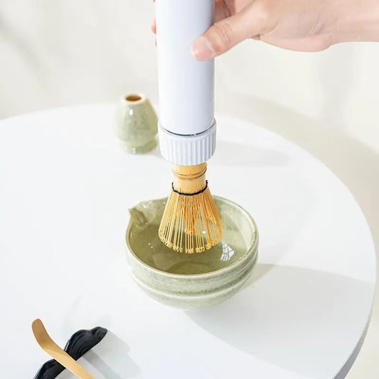 Electric Matcha Whisk Device Cordless Portable Quickly Matcha Brush Handheld Matcha Stirer Drink Mixer Coffee Tea-Making Tools