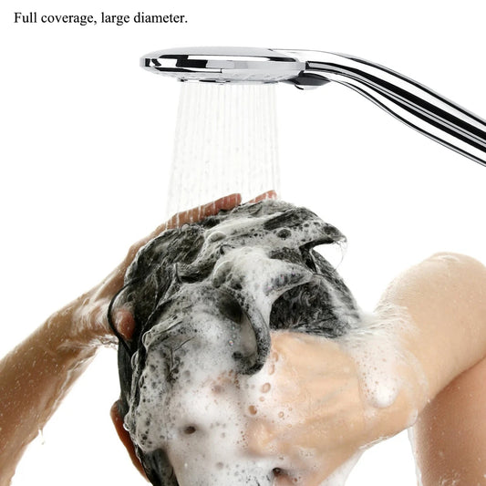 3 Spraying Mode Digital Display Handheld Shower Head with 3-color Temperature Control LED Light Bathroom Spray Head Shower Head
