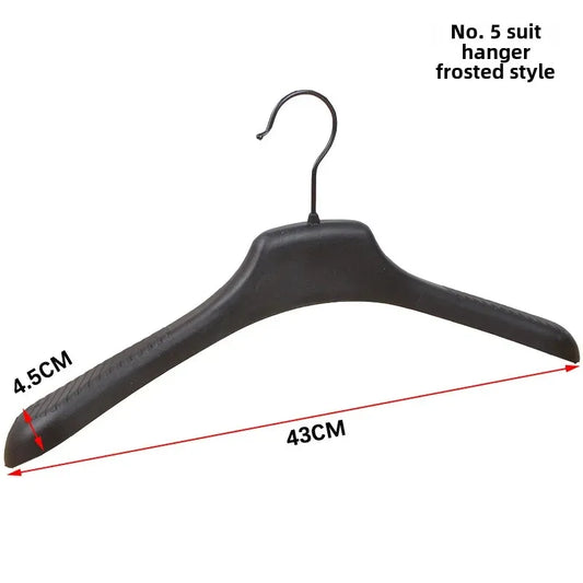 Wide-Shoulder Seamless Plastic Clothes Hangers Wholesale For Clothing Stores Fashionable Sturdy Clothes Hanger Without Trace