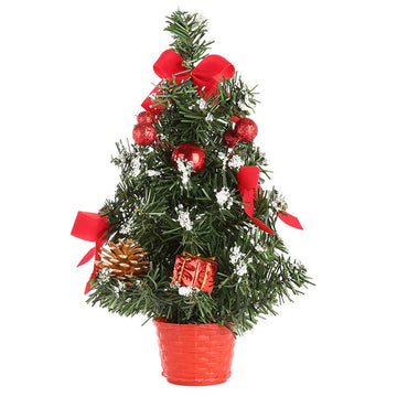 Artificial Tabletop Mini Christmas Tree Tabletop Decorations Festival Winter Holiday Miniature Decor for Christmas Décor 30cm