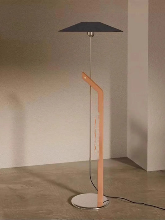Scandinavian medieval living room sofa side suspended umbrella floor lamp Japanese wabi-sabi style bedroom decoration standing f
