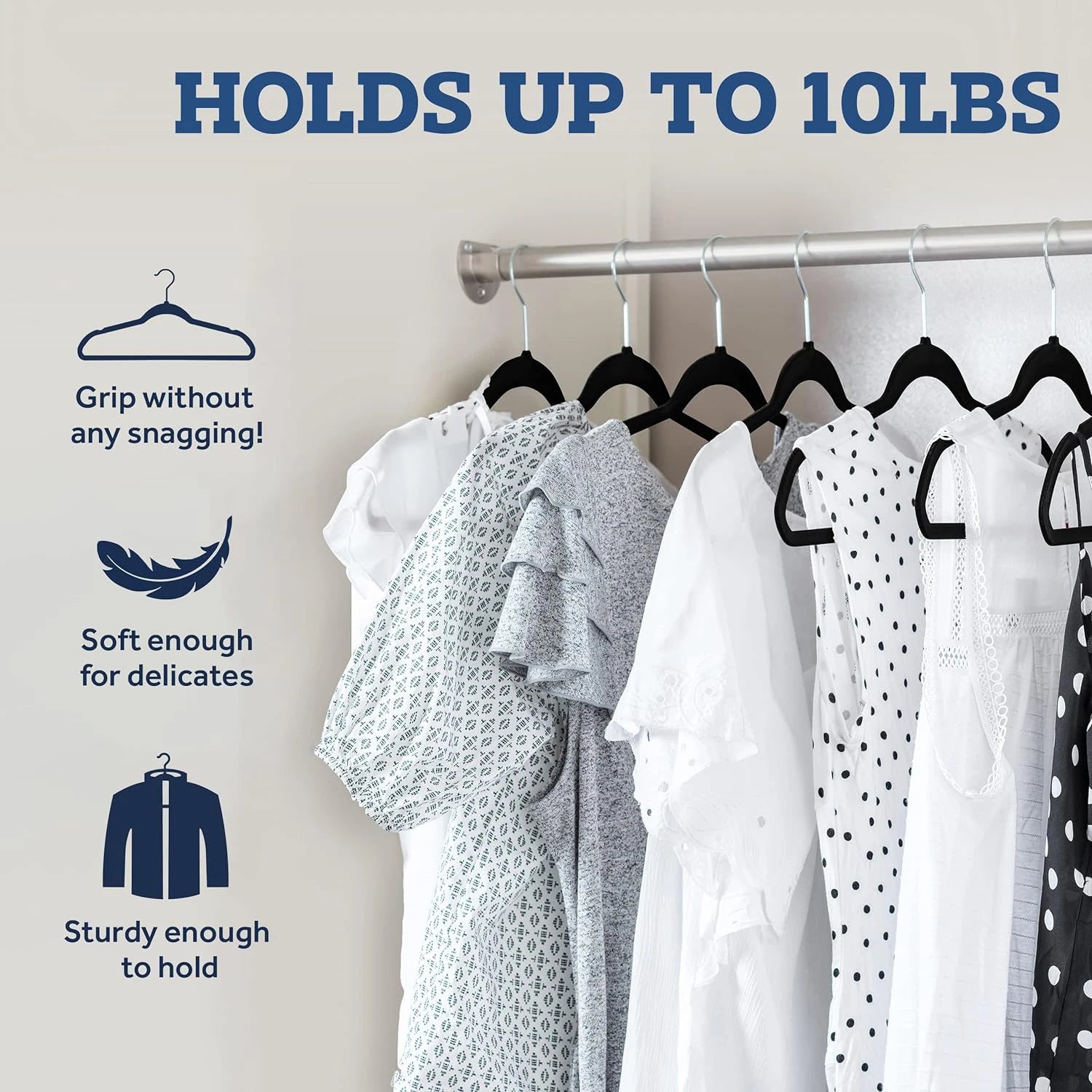 Non-Slip Velvet Hangers Space Saving 360 Degree Swivel Hook Flocked Felt Kids Clothes Drying Rack Organizer