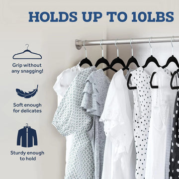 Non-Slip Velvet Hangers Space Saving 360 Degree Swivel Hook Flocked Felt Kids Clothes Drying Rack Organizer