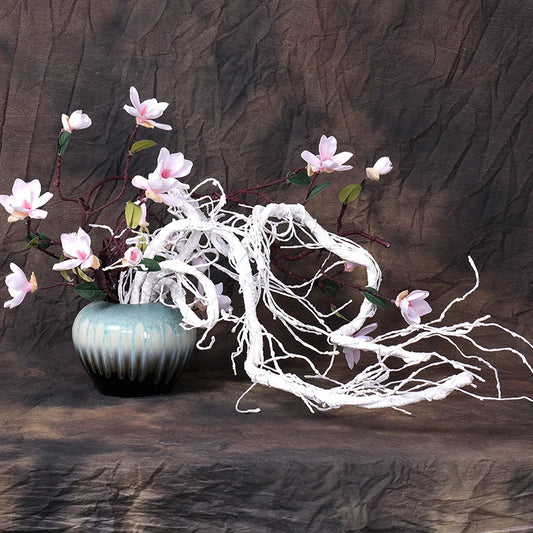 118.11 inch artificial plant vine home wedding wall hanging window decoration realistic fake dry tree branch rattan garland 1pc