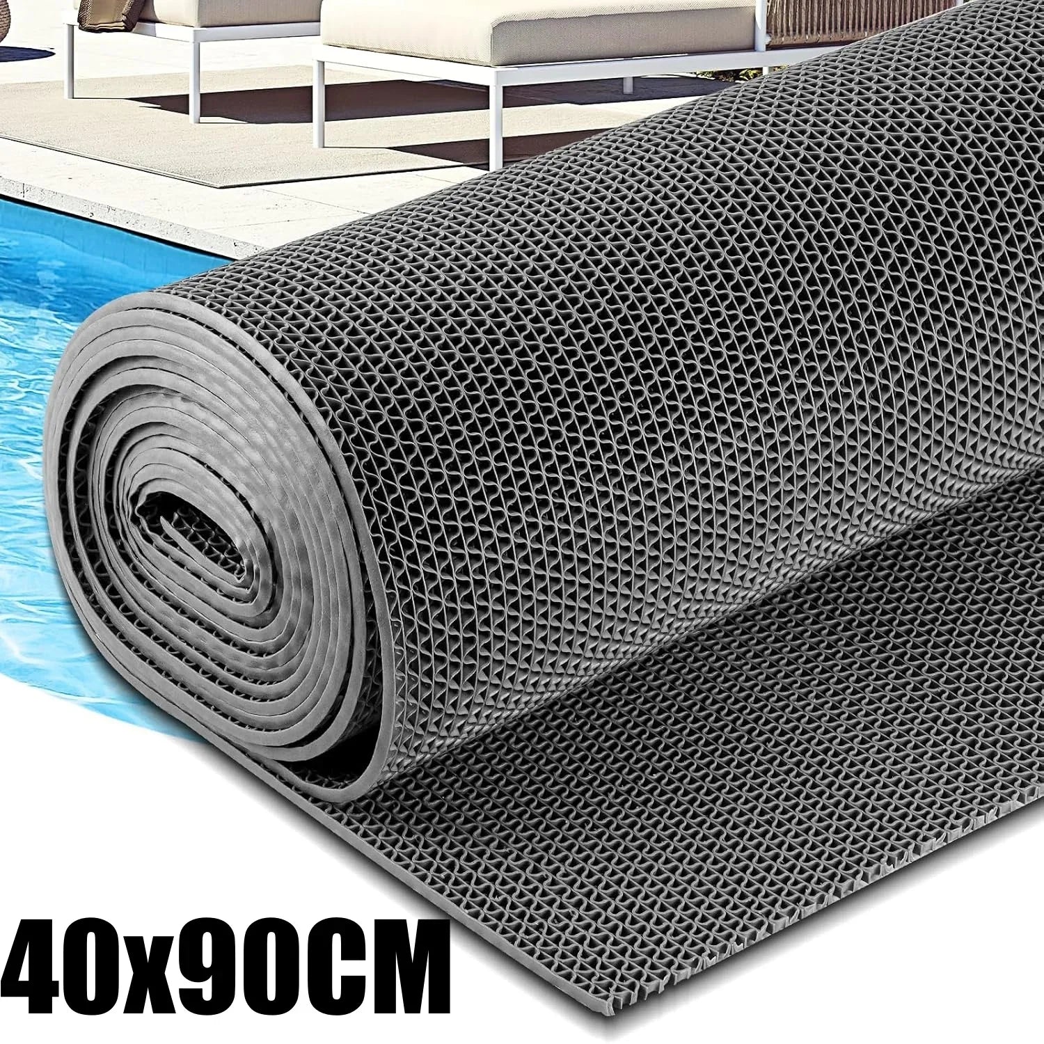 Non-slip Floor Mats Plastic Pvc Kitchen Bathroom Bathroom Outdoor Pool Waterproof Dirt-resistant Foot Mats Carpet Non-slip Mats