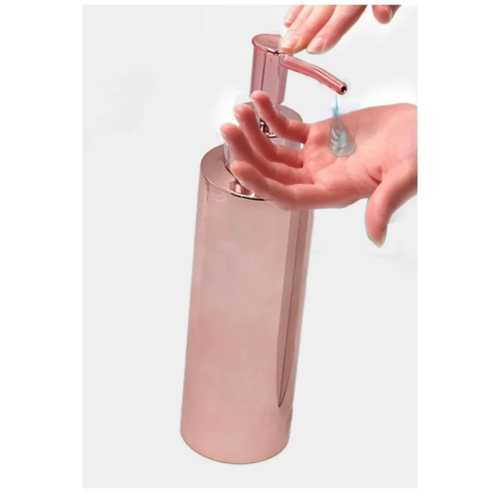304 Stainless Steel Rose Gold Hand Liquid Soap Dispensers for Bathroom Shower Shampoo Dispensers