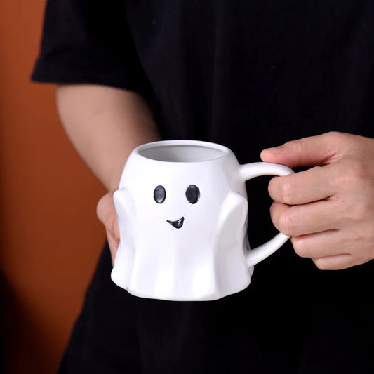 Halloween Easter Creative Cartoon Elf Mug Ghost Mugs Coffee Cup Milk Bbreakfast Ceramic Cups Friends Gift Box