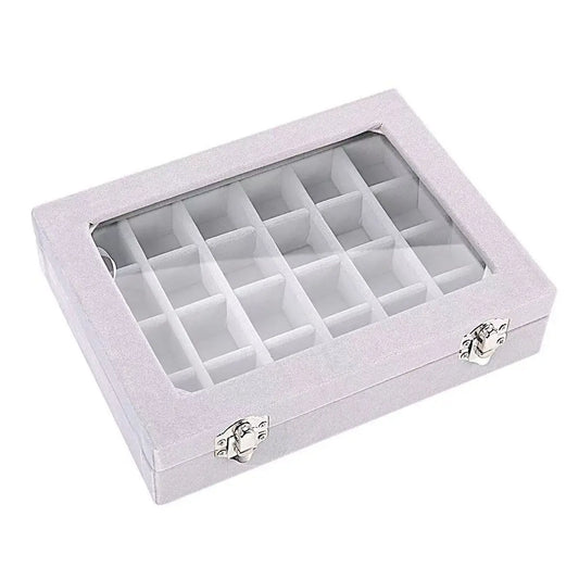 Black Leather Jewelry Storage Box – Portable Organizer with Mirror for Rings, Earrings, Bracelets & Necklaces | NaturalBuiltHome