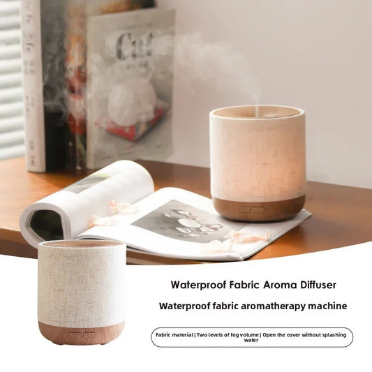 Essential Oil Diffuser with Fabric Cover and Night Lamp Ultrasonic Aroma Diffuser  Humidifier  Lights Room