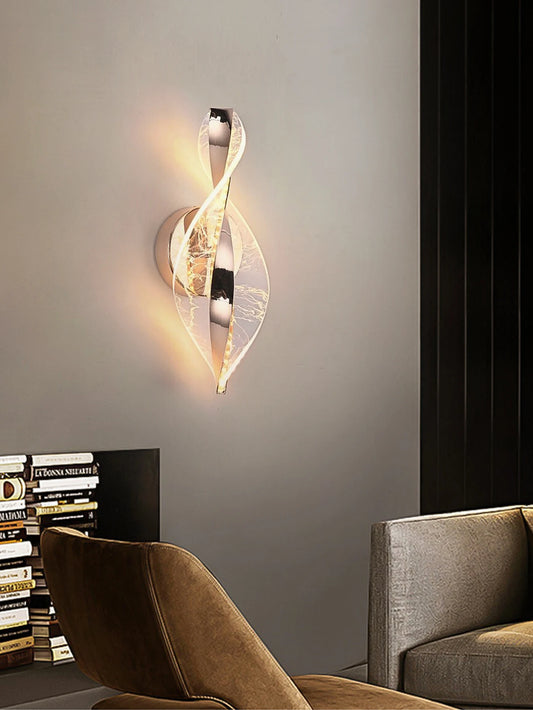 LED Modern 1PC Gold/Black Acrylic wall lamp,Lustre Hallway, Bedroom,Living  room,Bedside lamps room decor,Wall decoration items