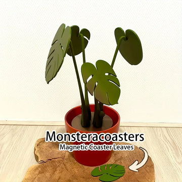 Simulated Plant Coaster Set Multifunctional Kitchen Living Room Desktop Decoration Turtle Backed Bamboo Potted Insulation Mat