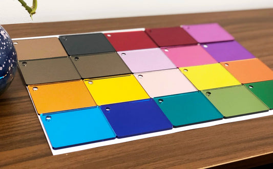 300x400x3mm Colorful Rectangle Acrylic Wall Mirror Sheet For Hotel Home Decor,Candle Tray Wedding Party Cake Chassis