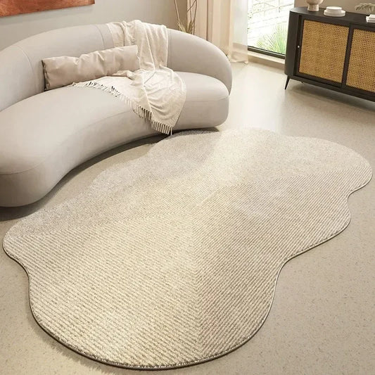 Irregular Living Room Large Area Carpets Minimalist Bedroom Bedside Carpet Plush Stain-resistant Carpet Soft Comfortable Rug
